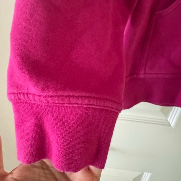 Lululemon Heavyweight Vibrant Pink Hoodie, ptp 19”, Size S/M - Picture 5 of 7